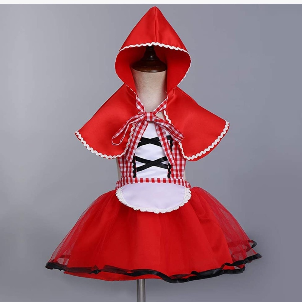 Toddler Baby Little Red Riding Hood 2 pc costume
